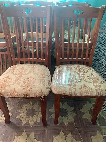 табуретки деревянные: Стул для кухни, Дерево, цвет - Коричневый — 1