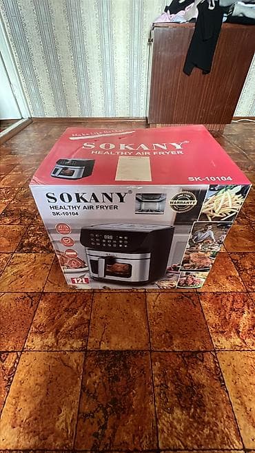 духовка продается: Аэрогриль SOKANY Healthy Air Fryer SK-10104 - Объем: 12 л - Мощность — 1