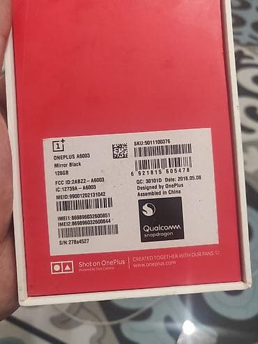 tab 6: OnePlus 6, Новый, 128 ГБ, цвет - Черный, 2 SIM — 5