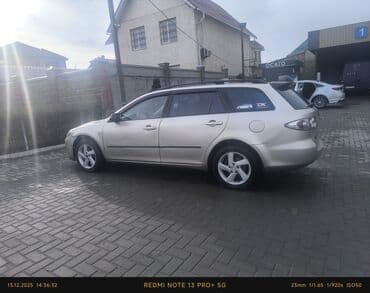 купить разноширокую резину на бмв: Mazda 6: 2003 г., 2 л, Механика, Бензин, Универсал — 1