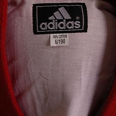адидас самба: Кимоно для самбо adidas, красное - Комплектация: куртка (кимоно) с — 3