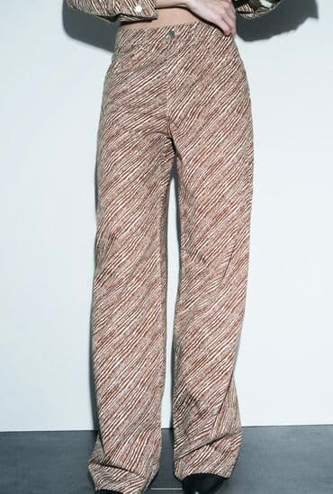 костюм zara: Джинсы, Палаццо, Zara, Италия, Высокая талия, M, L — 8