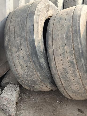 Шины: Шины 385 / 55 / R 22,5, Всесезонная, Б/у, Пара, Грузовики/Автобусы, Корея, Hankook — 1