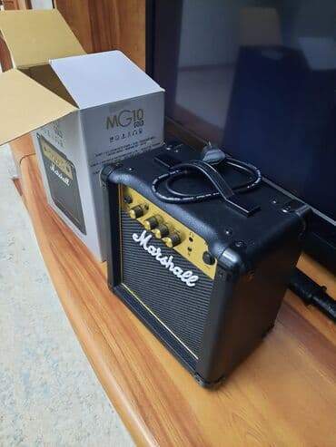 усилитель для электрогитары: Marshall MG10G, 2канала(Distortion/Clean), отличное плотное, фирменное — 3