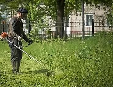 услуга покос травы: Уборка территории, Стрижка газона — 3
