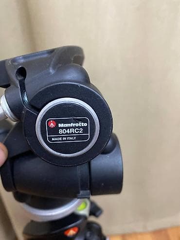 Техника и электроника: Штатив Manfrotto 190XPROl + голова Manfrotto 804RC2 БУ в идеальном — 3