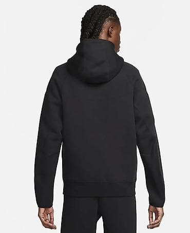 стойка воротник: Мужская толстовка, M, Nike, Новый, цвет - Черный, Самовывоз, Платная доставка — 4