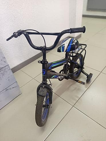 Балдар транспорту: Балдар үчүн велосипед, 2 дөңгөлөктүү, 3 - 4 жаш, Бала үчүн, Колдонулган — 1