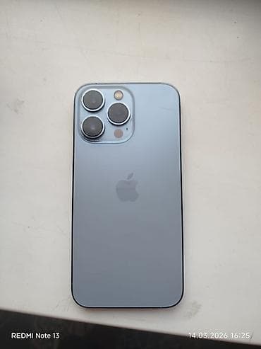 IPhone 13 Pro, Новый, 128 ГБ, Голубой, 90 %