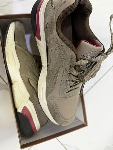 Кроссовки мужские/унисекс в стиле casual - Цвет: бежево-тауpe с