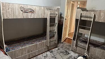 мебель кровати: Детская гарнитура, Для мальчика, ДСП — 1