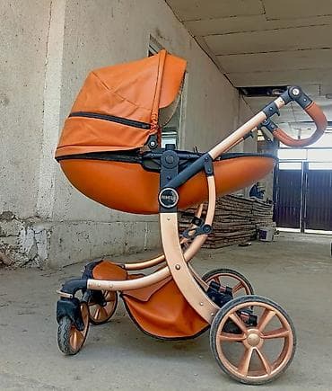 Коляска, цвет - Золотой, Б/у, Самовывоз — 1