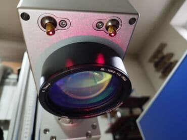 оборудование для сублимации на ткани: Оптоволоконный лазер Raycus Q 30 watt Размер рабочий площади 100/100мм — 5