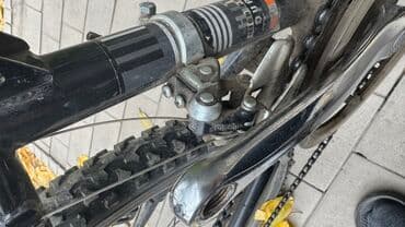 горный велосипед с широкими колесами: Горный велосипед, Сталь, Б/у — 5