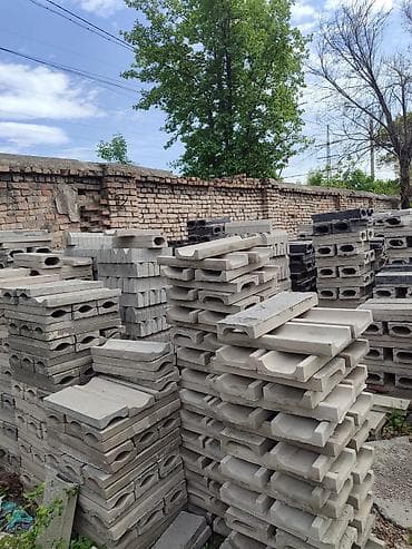 мата пила: Бордюр, латок, люк. Бордюрдун баардык түрү Узуну 50см, 1м Бийиктиги — 10