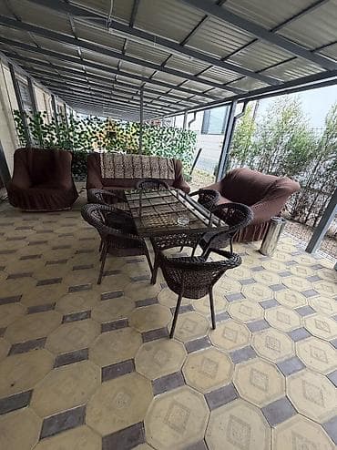 отдых на иссык куле с питанием: Коттедж, Коттедж ЦО Asia Palace, Сары-Ой, Детская площадка, Парковка, стоянка, Охраняемая территория — 9