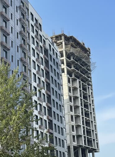 купить 3 комнатную квартиру бишкек: 2 комнаты, 677 м², Элитка, 7 этаж, ПСО (под самоотделку) — 1