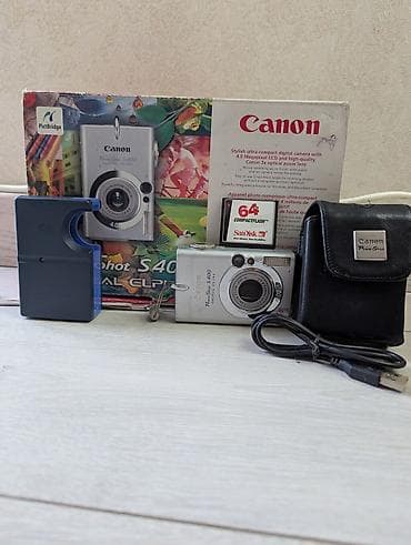 Canon PowerShot S400 Рабочий, но требует ремонта (проблема с матрицей)