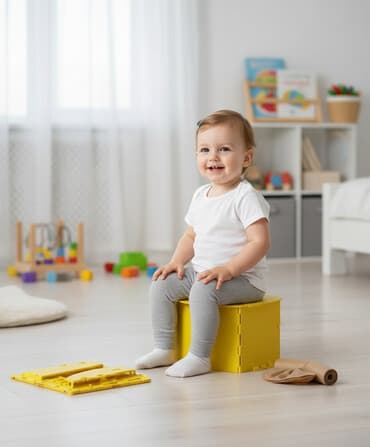 Продаю новый детский складной походный горшок. В наборе разовые