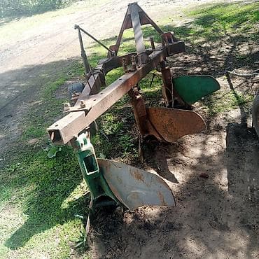 унаа тетиктери: Навесной оборотный плуг для трактора - Конструкция на раме с тремя — 2