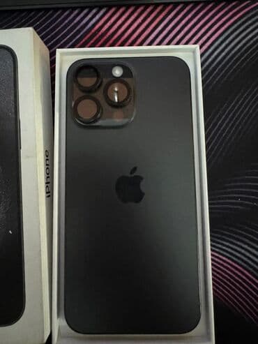 купить детские смарт часы: IPhone 15 Pro Max, Колдонулган, 256 ГБ, Кара, Кабель, 93 % — 3