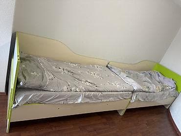 Детский гарнитур: уголок для сна и хранения - Угловая кровать-диван