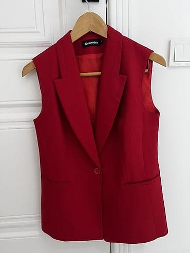 васильева советская: Жилет женский без рукавов Alexandra - Цвет: насыщенный красный - — 2