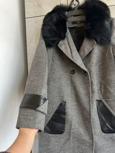 женский кошелек: Элегантное женское пальто LORETA. - Цвет: серо-черная «елочка». - — 3