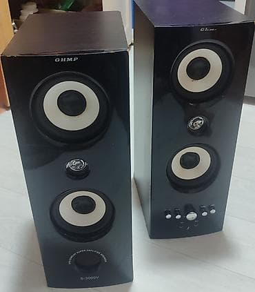 Настольные ПК и комплектующие: Компьютерные колонки GHMP S-3000V (б/у) Продам акустическую систему — 1