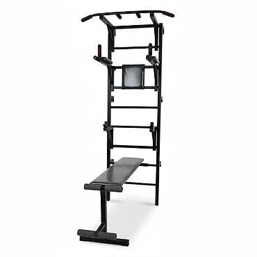 слики: Многофункциональная домашняя станция 3-в-1: турник + брусья/пресс + — 1