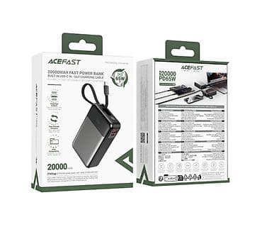 ego pad e60: Power Bank ACEFAST M21 купить в Бишкеке — 20000 мАч, PD 65W — 6