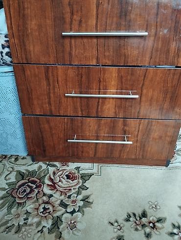 Комоды: Комод для одежды, Без зеркала, Другой материал, цвет - Коричневый — 1