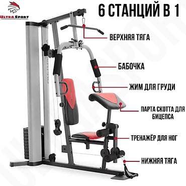 силовая станция: Силовая станция Американской 🟦 компании 6 тренажёров в одной станции — 5