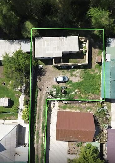 Үйлөрдү сатуу: СРОЧНО ‼️ Участок 4 соток с домом, с коробкой ✅красная книга, тех — 1