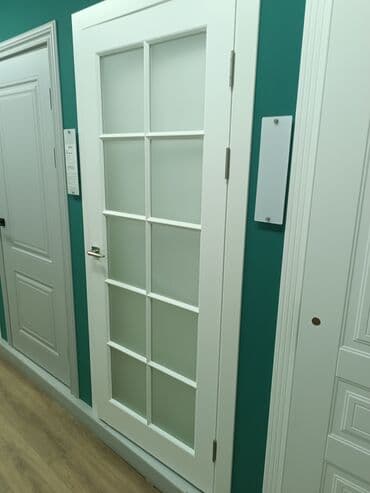 дверь хайтек: Балконная дверь, Новый, Со стеклом, Деревянная — 8