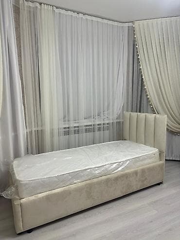 metta samurai: На заказ. Кровать в современном стиле с мягким изголовьем серого — 8