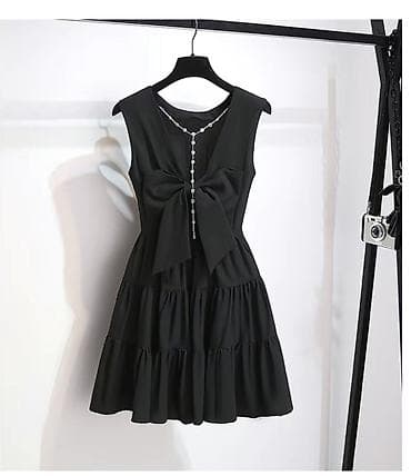 скорый: Вечернее платье, Коктейльное, Короткая модель, Без рукавов, Открытая спина, M — 1