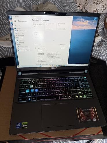 Ноутбуки MSI: Игровой, Новый, Intel Core Ultra 7, ОЗУ, RAM: 16 ГБ — 9