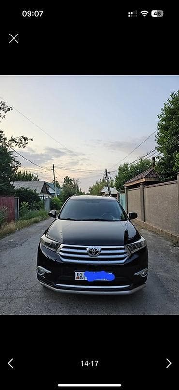 состояние хорошоя: Toyota Highlander: 2013 г., 3.5 л, Автомат, Газ — 3