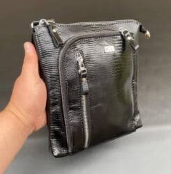 женский кошелек из натуральной кожи: Барсетка, Материал: Натуральная кожа, Оригинал, Новый — 2