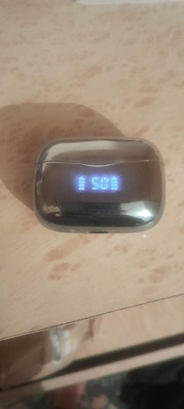 Беспроводные наушники TWS с зарядным кейсом модель HOCO X3 PRO с LED — 1