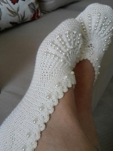 soft sprey: Тапочки с бусинками — 2