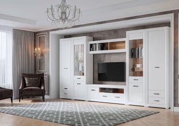 сервант и книжный шкаф: Книжный шкаф, Новый, МДФ — 5