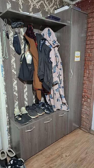 органайзеры для дома: Прихожая модульная в современном стиле, цвет — серый дуб/венге — 1