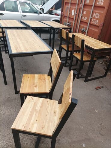 современные столы и стулья для кухни: Кухонный стол и стул — 8