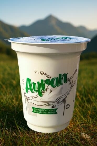 аяз кыздын формасы: Айран 100% natural принимаем заказ оптом - Освежающий кисломолочный — 4