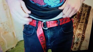 купить ремень кожаный мужской: Ремни молодёжные OFF-WHITE с двумя кольцами. Длина ремня - 135 см — 2