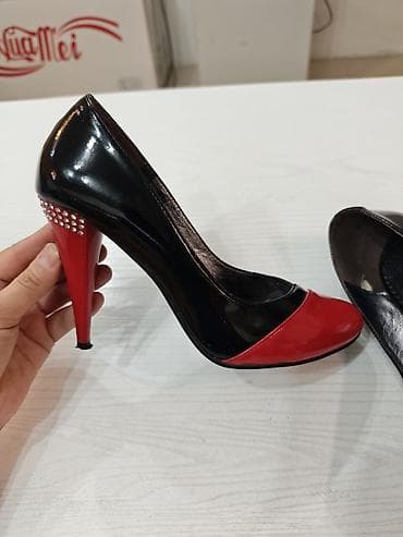 кызыл кия кыз: Туфли, 35, Dior, Колдонулган, түсү - Кара — 4