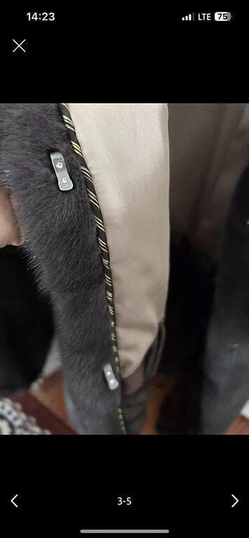 Шубы: Шуба, Норка, По колено, Турция, M — 3