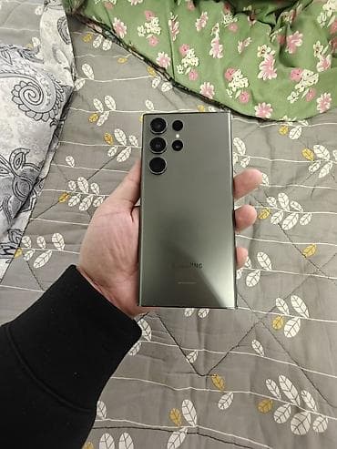 Samsung Galaxy S23 Ultra, Б/у, 256 ГБ, цвет - Зеленый, 2 SIM at lalafo.kg Samsung Galaxy S23 Ultra, Б/у, 256 ГБ, цвет - Зеленый, 2 SIM